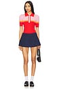 view 4 of 4 Haustral Ribbed Polo in Ballerina