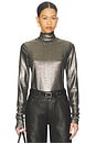 view 1 of 5 Ilevate Turtleneck in Silver Lining