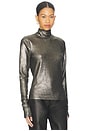 view 2 of 5 Ilevate Turtleneck in Silver Lining