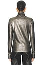 view 3 of 5 Ilevate Turtleneck in Silver Lining