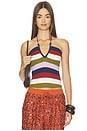 view 1 of 4 TOP DE PUNTO SIN MANGAS JELLIE in Patriot Blue