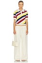 view 4 of 5 POLO JACQUARD JOLLOW in Combo Off White