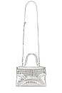 view 1 of 5 Emisol Faux Croco Bag in Silver