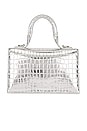 view 3 of 5 Emisol Faux Croco Bag in Silver