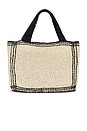 view 1 of 4 Falarasa Crochet Shopper Bag in Off White