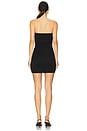 view 3 of 3 Ruched Tube Mini Dress in Black