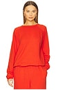 view 1 of 5 Sonny Oversized Sweatshirt in Poppy