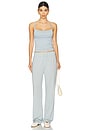 view 5 of 6 Lounge Pant in Dusty Blue
