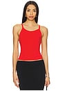 view 1 of 4 Rib Tank Top in Poppy