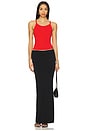 view 4 of 4 Rib Tank Top in Poppy