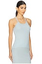 view 2 of 4 Rib Tank Top in Dusty Blue
