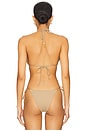 view 3 of 4 Isla Bikini Top in Taupe