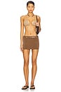 view 4 of 4 Isla Bikini Top in Taupe