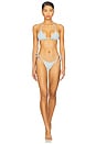 view 4 of 4 Isla Bikini Bottom in Dusty Blue
