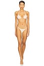 view 4 of 4 Thea Bikini Bottom in Dusty Pink