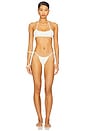 view 4 of 4 Rosie Bikini Bottom in Ivory