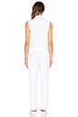 view 3 of 3 Sleeveless Jumpsuit in White