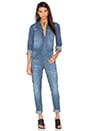 view 1 of 4 Long Sleeve Jumpsuit in Denim