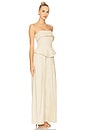 view 2 of 3 Jordan Corset Bustier Jumpsuit in Nude