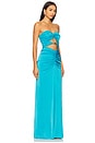 view 2 of 4 Corinne Gown in Turquoise