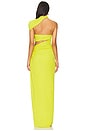 view 4 of 4 Ara Gown in Chartreuse
