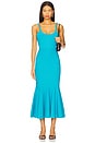 view 1 of 3 Tess Knit Dress in Turquoise