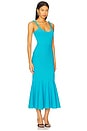 view 2 of 3 Tess Knit Dress in Turquoise