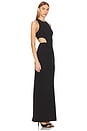 view 2 of 3 Naomi Halter Cut Out Gown in Black