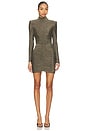 view 2 of 4 Luna Mini Dress in Antique Gold