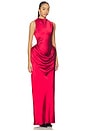 view 2 of 3 Genevieve Gown in Lipstick Red