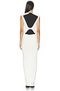 view 3 of 3 Dion Dress in Ivory & Black