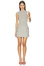 view 1 of 4 Vander Knit Combo Mini Dress in Dove