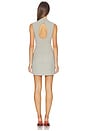 view 3 of 4 Vander Knit Combo Mini Dress in Dove