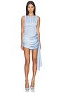 view 1 of 4 VESTIDO ANTONELLA in Blue Clay