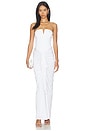 view 1 of 3 VESTIDO LARGO SELENA in Optic White