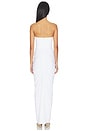 view 3 of 3 VESTIDO LARGO SELENA in Optic White