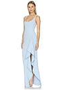 view 2 of 3 ROBE DE SOIRÉE EN MAILLE DREW in Blue Clay