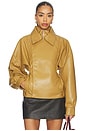 view 1 of 5 BLOUSON EN CUIR TANNER in Butterscotch