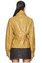 view 4 of 5 BLOUSON EN CUIR TANNER in Butterscotch