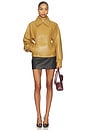 view 5 of 5 BLOUSON EN CUIR TANNER in Butterscotch