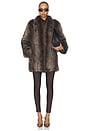 view 1 of 4 ПАЛЬТО COOPER  in Mocha Multi