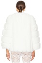 view 3 of 4 Faux Fur Jacket in White
