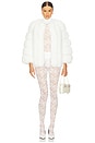 view 4 of 4 Faux Fur Jacket in White