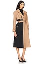 view 3 of 5 Ryder Trench Coat in Camel & Black