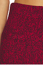 view 6 of 6 IRIS ニットスカート in Lipstick Red & Black