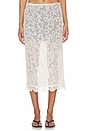 view 2 of 6 Willis Skirt in Ivory & Black