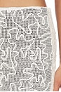 view 6 of 6 Willis Skirt in Ivory & Black