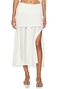 view 1 of 7 Kiernan Knit Skirt in White