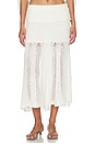 view 2 of 7 Kiernan Knit Skirt in White