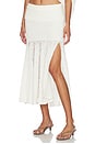 view 4 of 7 Kiernan Knit Skirt in White
